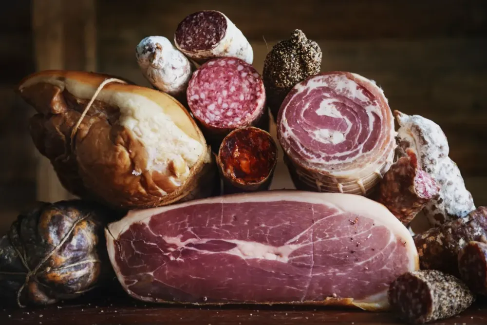 Charcuterie à Darbonnay